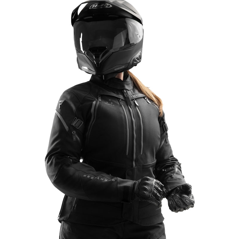 Damen Motorradjacke Rebelhorn Hardy 3.0 schwarz