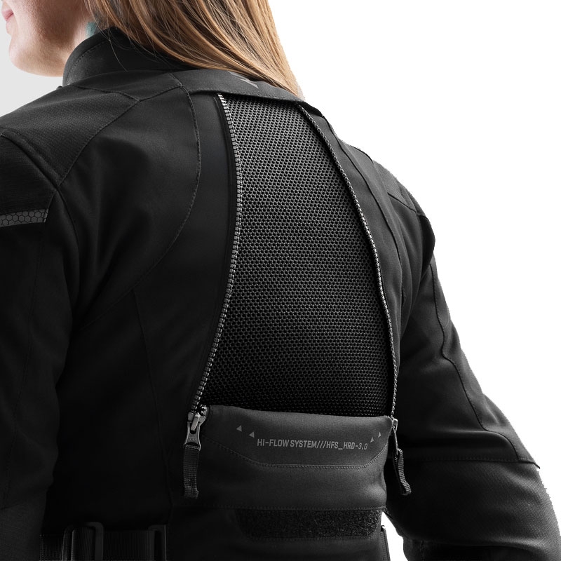 Damen Motorradjacke Rebelhorn Hardy 3.0 schwarz