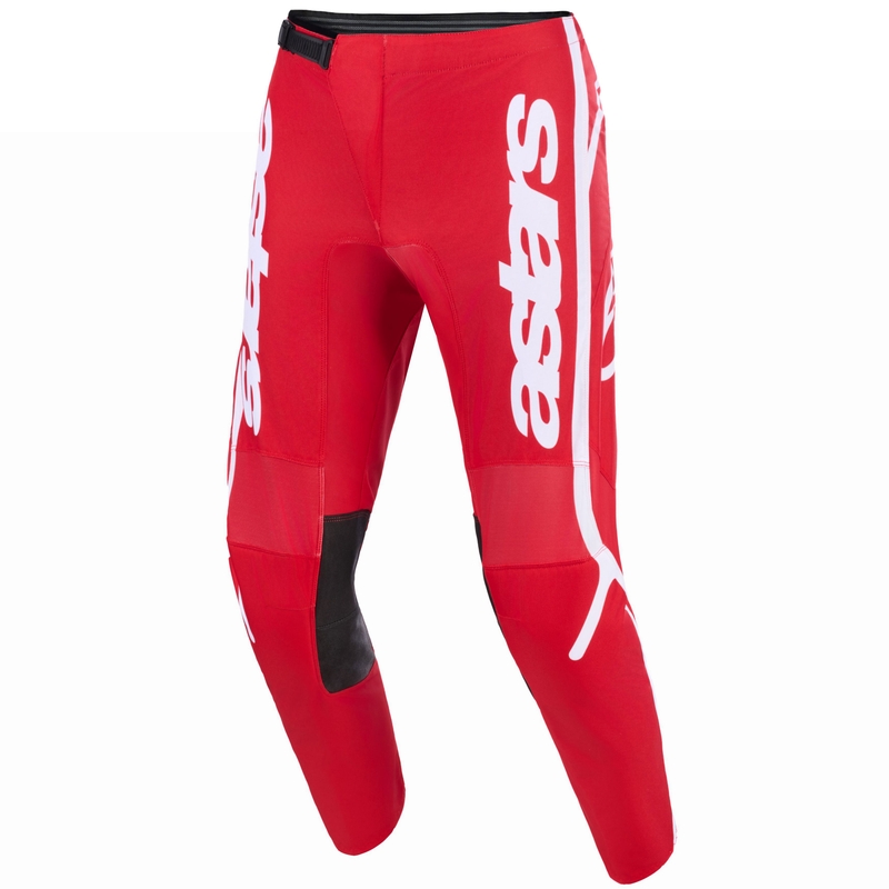Alpinestars Fluid Apex Motocrosshose rot-weiß