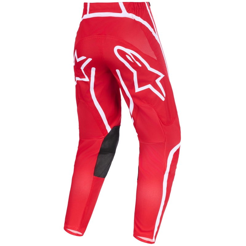 Alpinestars Fluid Apex Motocrosshose rot-weiß
