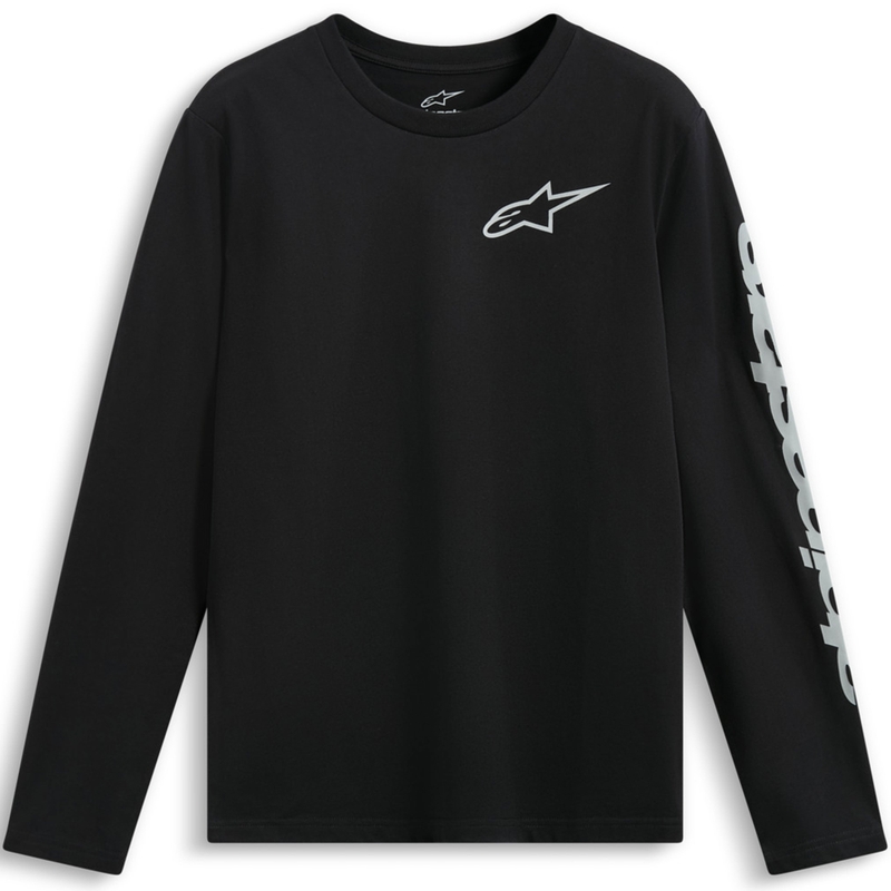 Alpinestars Trackside CSF Langarm-T-Shirt Schwarz