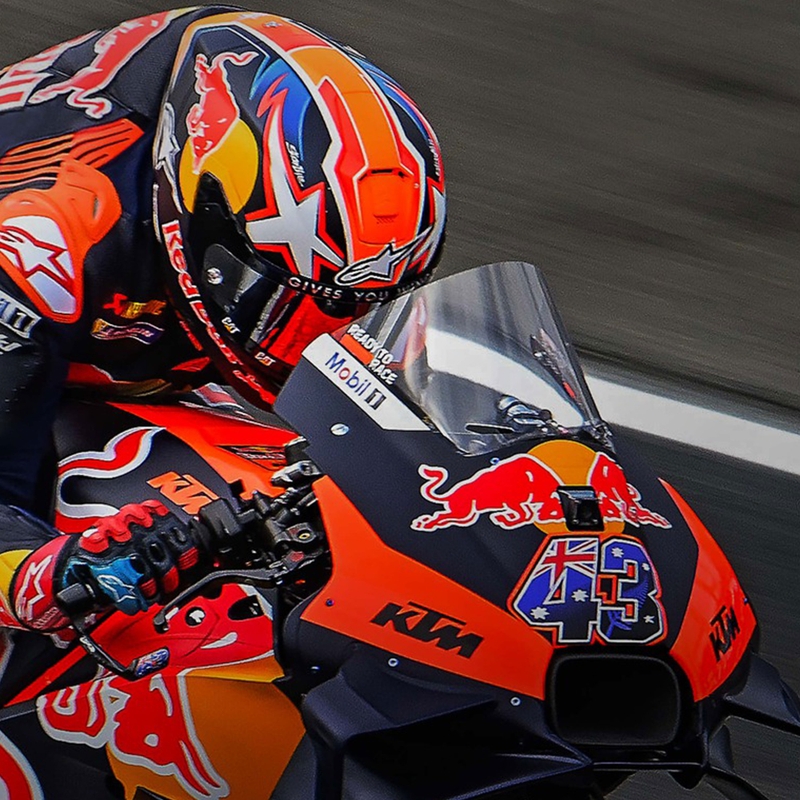 Alpinestars Supertech R-10 Element Carbon Fluo Integralhelm rot-weiß