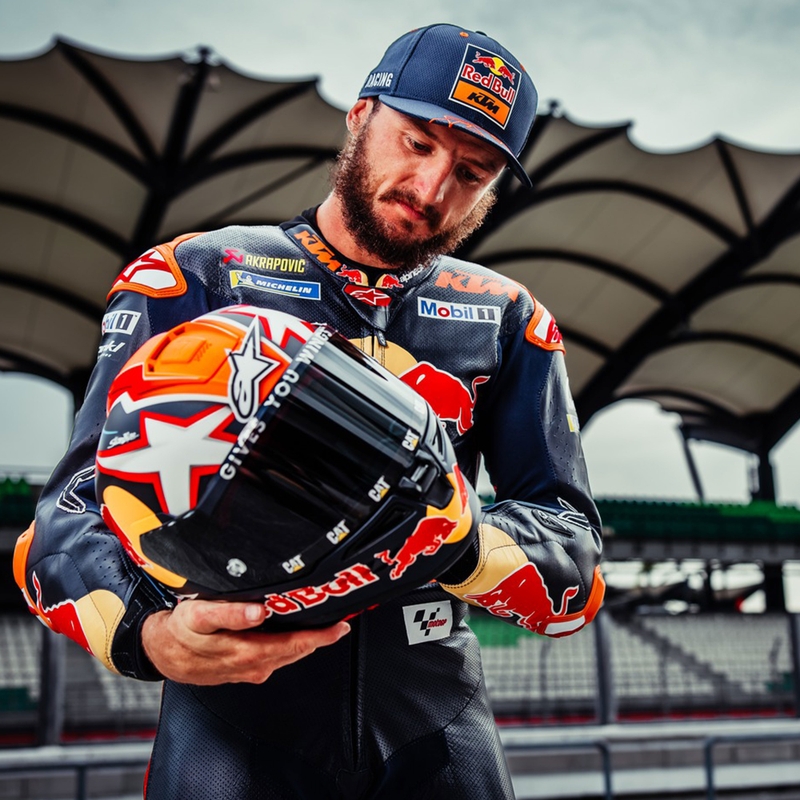 Alpinestars Supertech R-10 Element Carbon Fluo Integralhelm rot-weiß