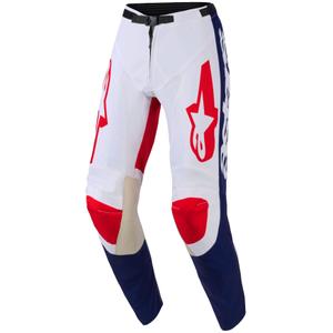 Alpinestars Racer Riway Motocrosshose weiß-blau-rot