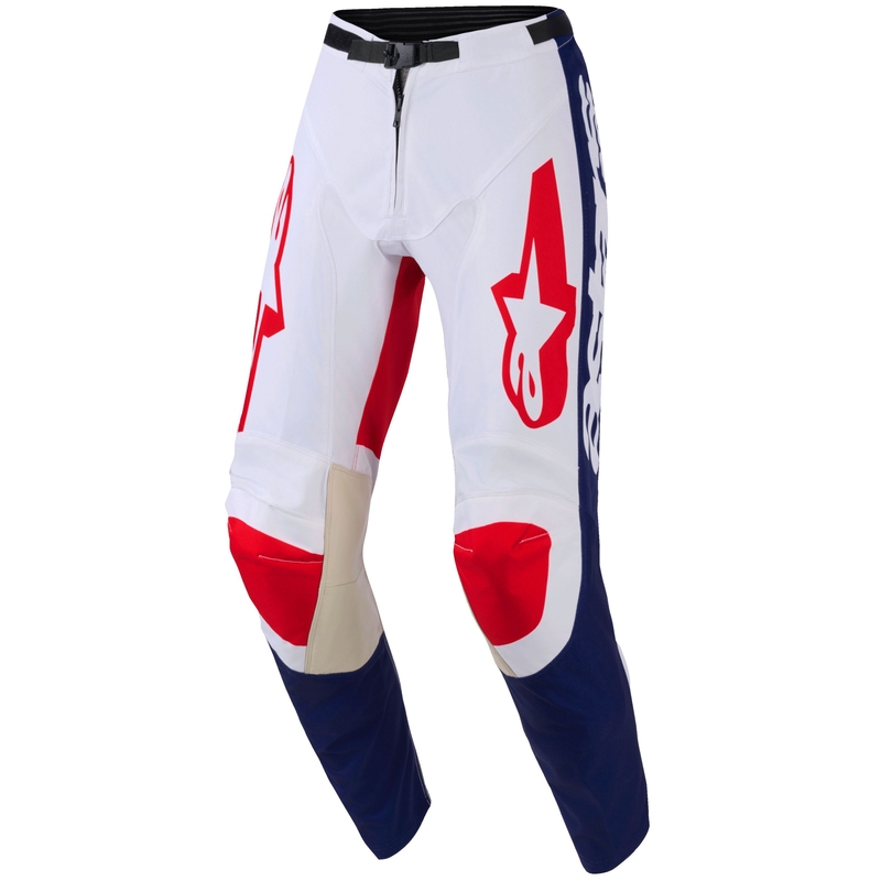 Alpinestars Racer Riway Motocrosshose weiß-blau-rot