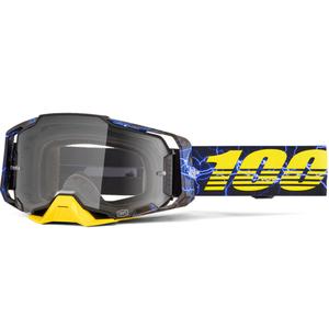 100 % Armega Fury Motocross-Brille mit klarem Plexiglas