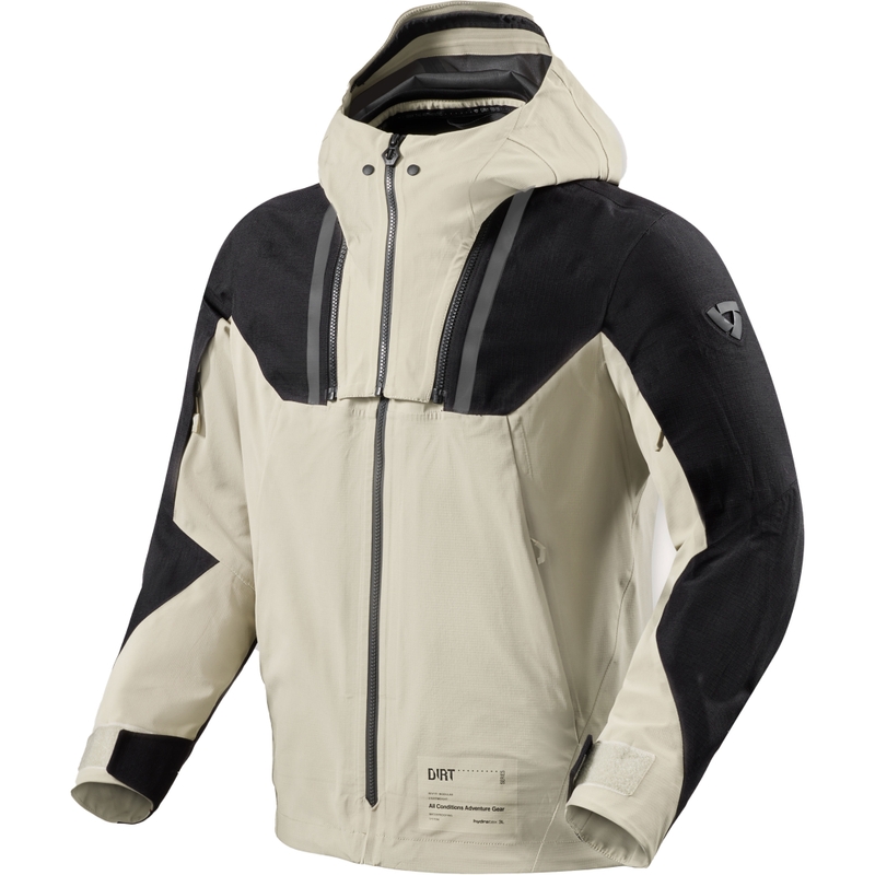 Revit Component 3 H2O Motorradjacke schwarz-sand