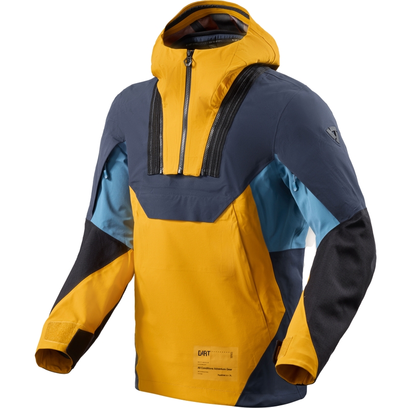 Revit Blackwater 3 H2O Motorradjacke senfgelb-blau