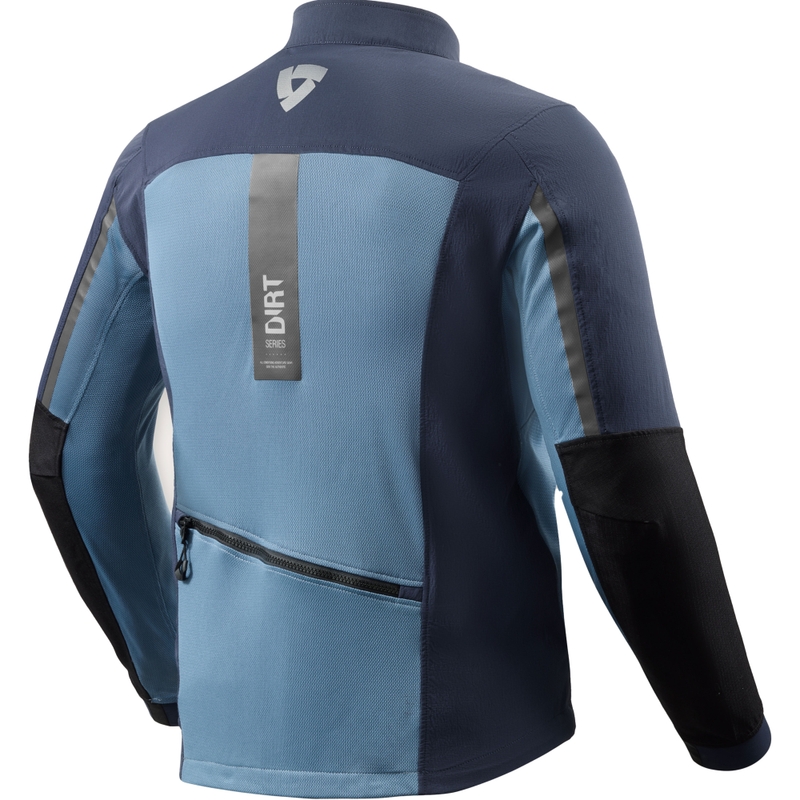 Revit Territory 2 Motorradjacke blau-schwarz