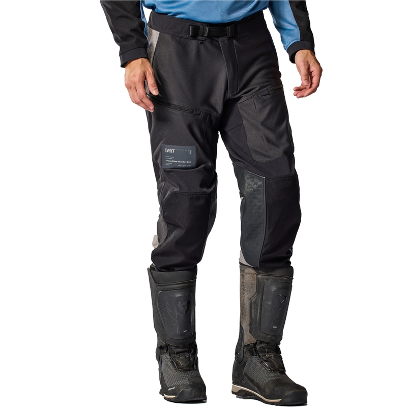 Revit Territory 2 kurze Motorradhose anthrazit-schwarz