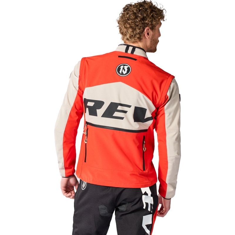 Motorradjacke Revit Morocco Sand-Rot