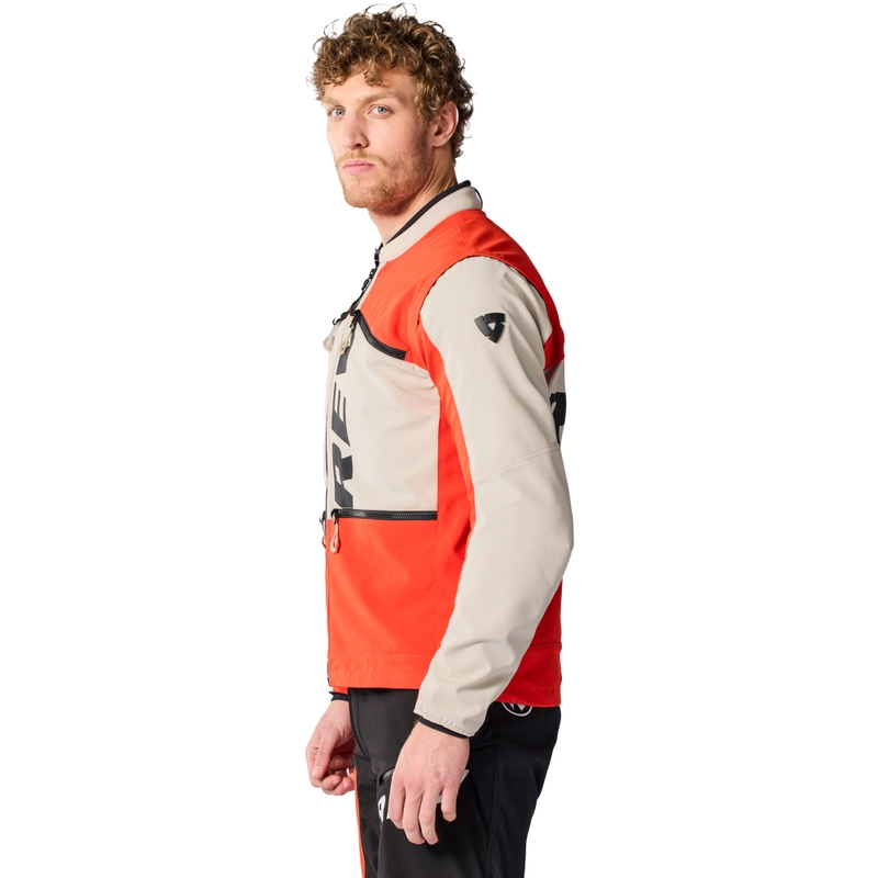 Motorradjacke Revit Morocco Sand-Rot