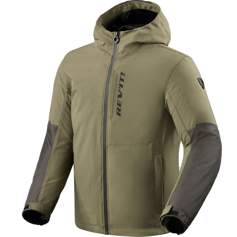 Revit Traffic 2 H2O Tarmac Motorradjacke grün
