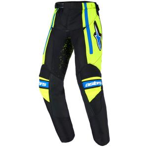 Crosshose Alpinestars Racer Nomur Dunkelblau-Neongelb-Schwarz Kinder