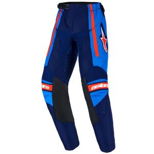 Motocrosshose Alpinestars Racer Nomur Kinder Dunkelblau-Orange-Schwarz