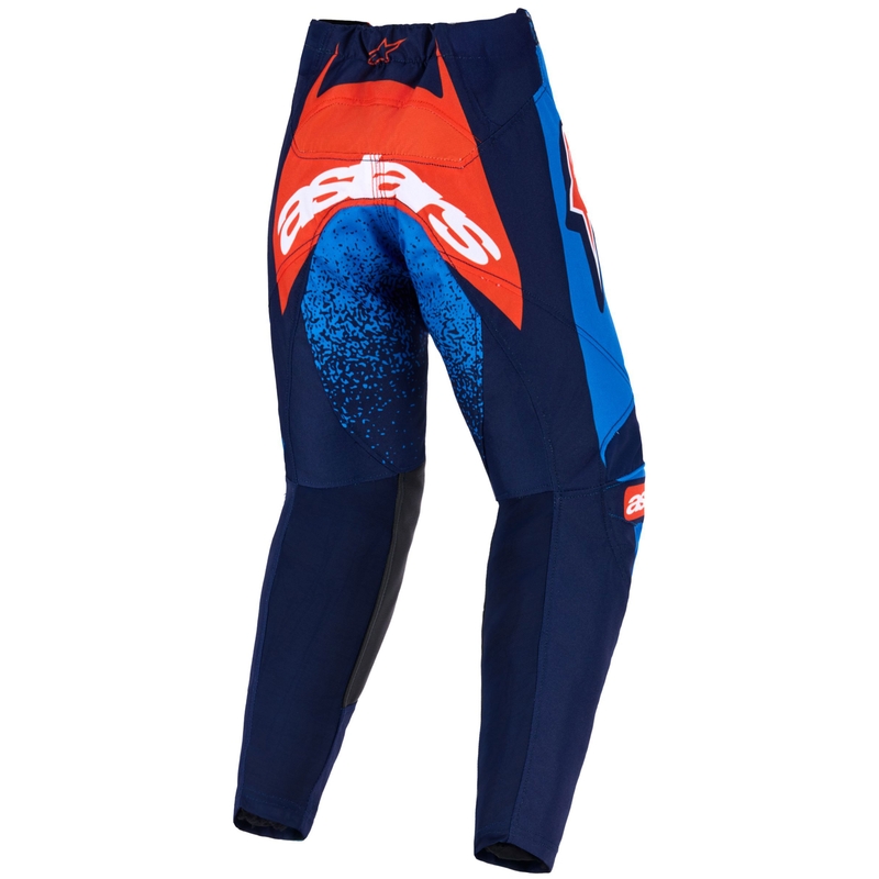 Motocrosshose Alpinestars Racer Nomur Kinder Dunkelblau-Orange-Schwarz