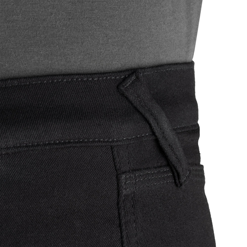 OXFORD ORIGINAL APPROVED SUPER STRETCH JEANS AA SLIM FIT verkürzte Motorradjeans schwarz