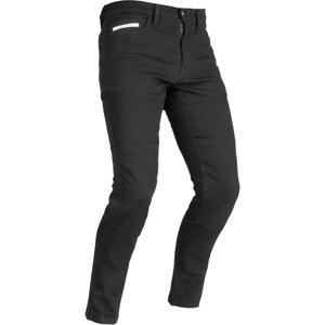 OXFORD ORIGINAL APPROVED SUPER STRETCH JEANS AA SLIM FIT verkürzte Motorradjeans schwarz