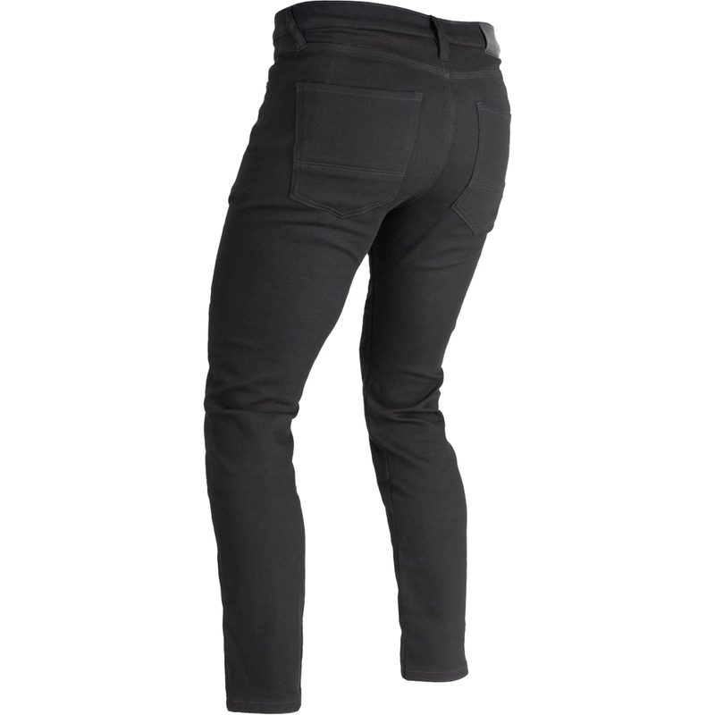OXFORD ORIGINAL APPROVED SUPER STRETCH JEANS AA SLIM FIT verkürzte Motorradjeans schwarz