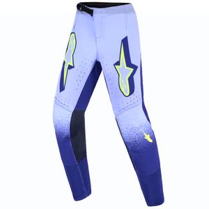 Motocrosshose Alpinestars Supertech Scenz Kinder Lila-Neongelb