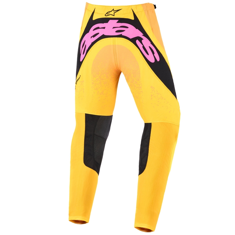 Kinder Motocross Hose Alpinestars Techstar Nomur Orange-Gelb-Pink