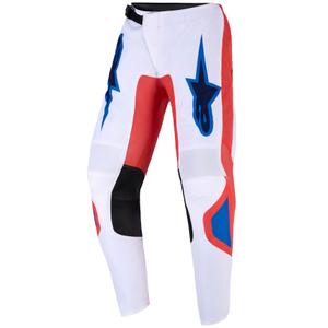 Motocrosshose Alpinestars Fluid Grid Kinder Orange-Blau-Weiß