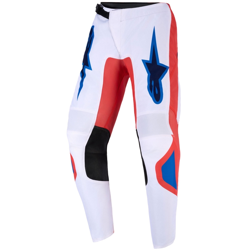 Motocrosshose Alpinestars Fluid Grid Kinder Orange-Blau-Weiß