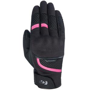 Damen Motorradhandschuhe Oxford Brisbane schwarz-pink