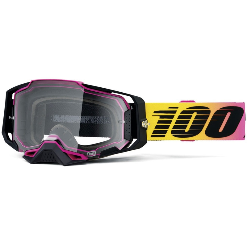 Motocrossbrille 100% ARMEGA 91 mit klarem Plexiglas