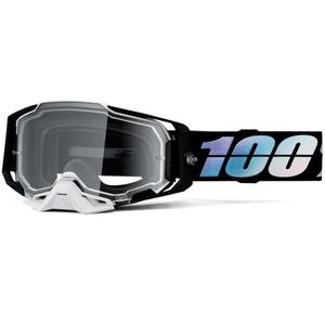 Motocrossbrille 100% ARMEGA Krisp mit klarem Plexiglas
