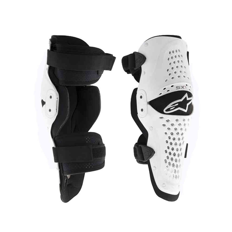 Knieschoner Alpinestars SX-1 weiß-schwarz