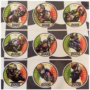 Valentino Rossi Aufkleberset