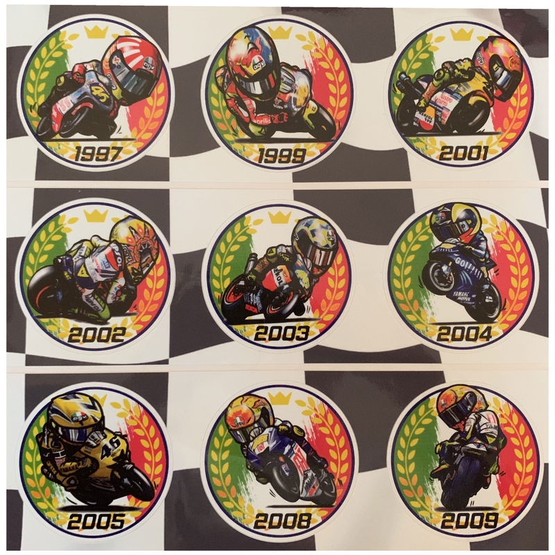 Valentino Rossi Aufkleberset
