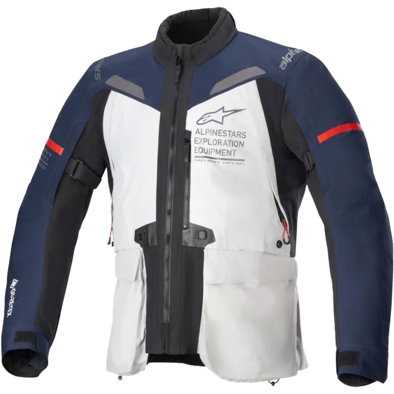 Jacke Alpinestars ST-7 Gore-Tex Hellgrau-Blau-Schwarz