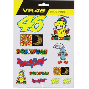 VR46 Valentino Rossi Aufkleberset - Heritage