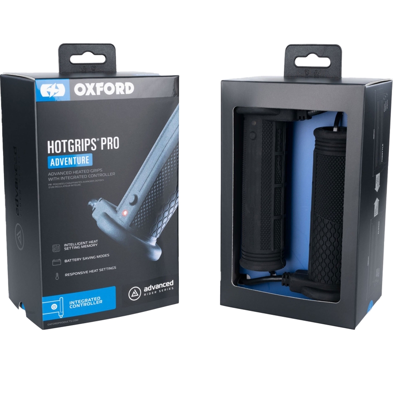 Oxford Hotgrips PRO Adventure Heizgriffe mit integrierten Bedienelementen im Griff