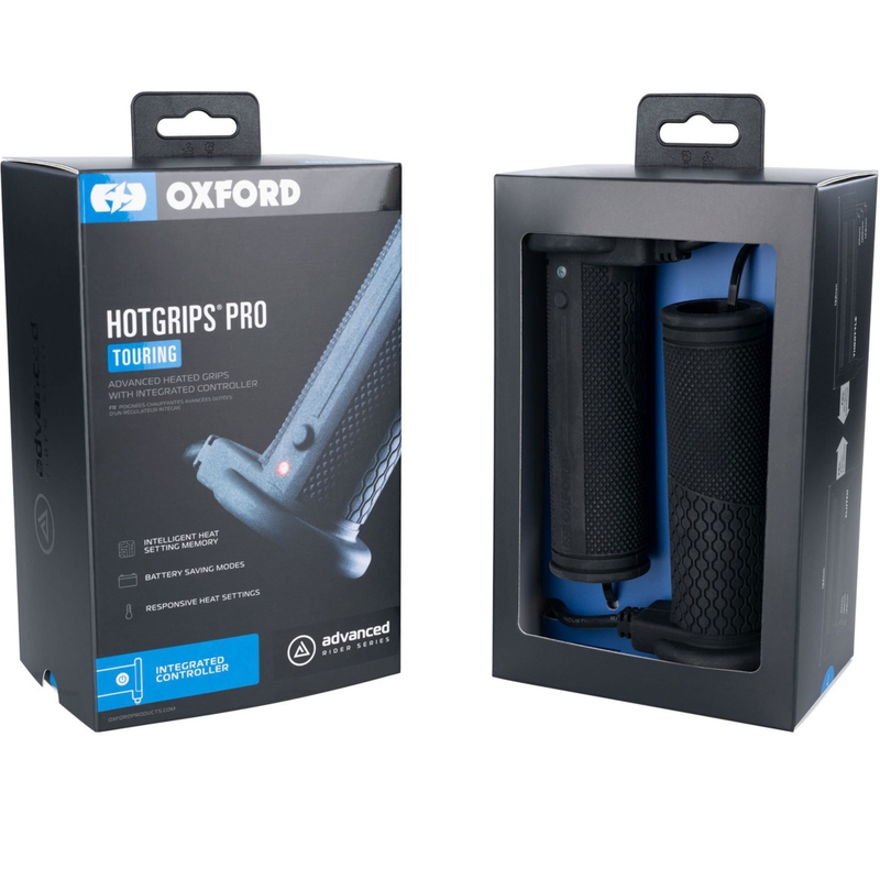 Oxford Hotgrips PRO Touring Heizgriffe mit integrierter Steuerung im Griff