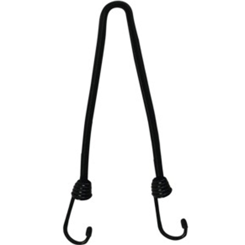 Oxford Spider Strap 600/10 mm mit Drahthakenenden, schwarz