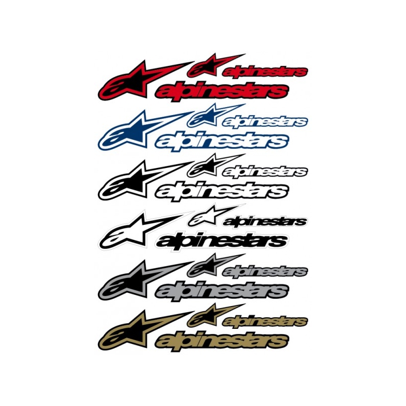 Alpinestars Corporate Kit Aufkleber Set