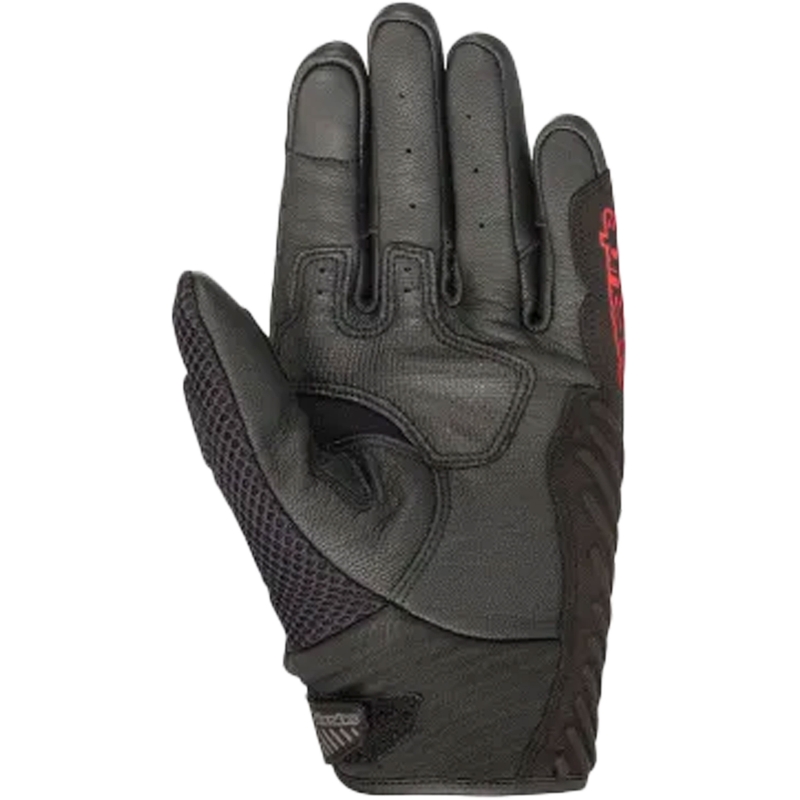 Alpinestars SMX-1 AIR 2 Motorradhandschuhe schwarz-fluo rot