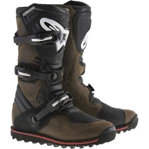 Alpinestars Tech Trial Motorradstiefel aus geöltem Leder