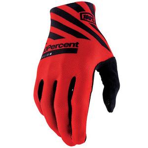 Motocross-Handschuhe 100% Celium rot-schwarz