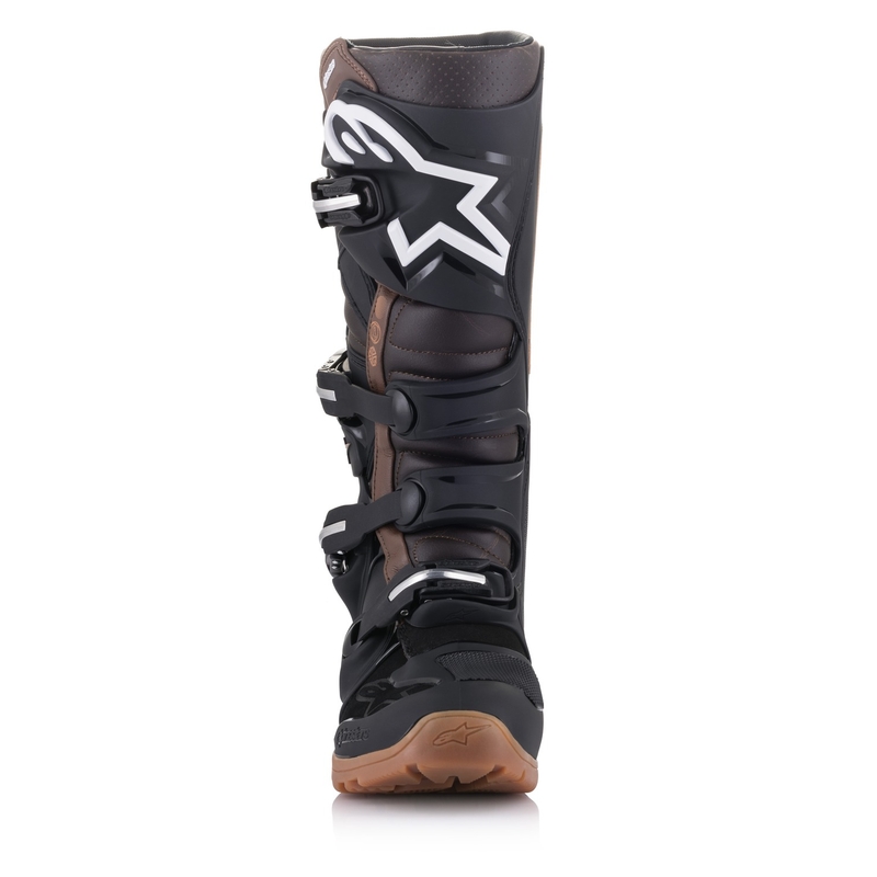 Motorradstiefel Alpinestars Tech 7 Enduro Schwarz-Dunkelbraun