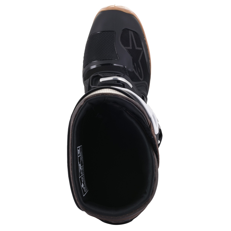 Motorradstiefel Alpinestars Tech 7 Enduro Schwarz-Dunkelbraun
