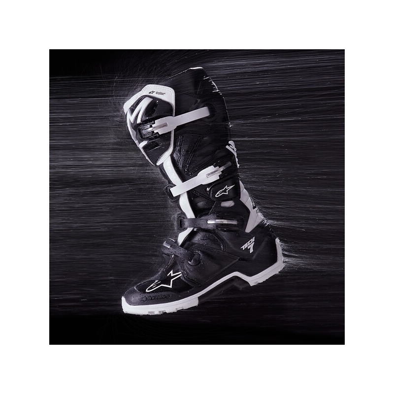 Motorradstiefel Alpinestars Tech 7 Enduro Drystar Schwarz-Weiß