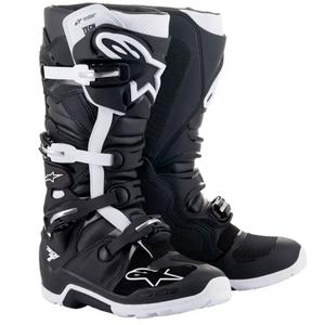 Motorradstiefel Alpinestars Tech 7 Enduro Drystar Schwarz-Weiß