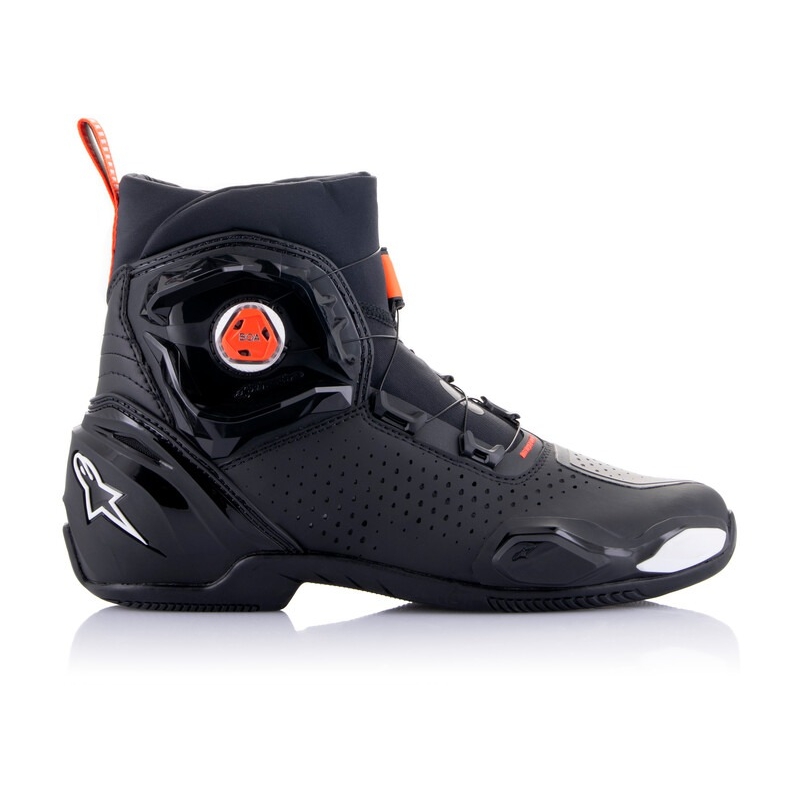 Alpinestars SP-2 Motorradstiefel schwarz-weiß-neonrot