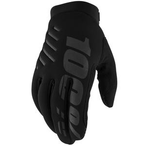 Motocross-Handschuhe 100% - USA BRISKER schwarz