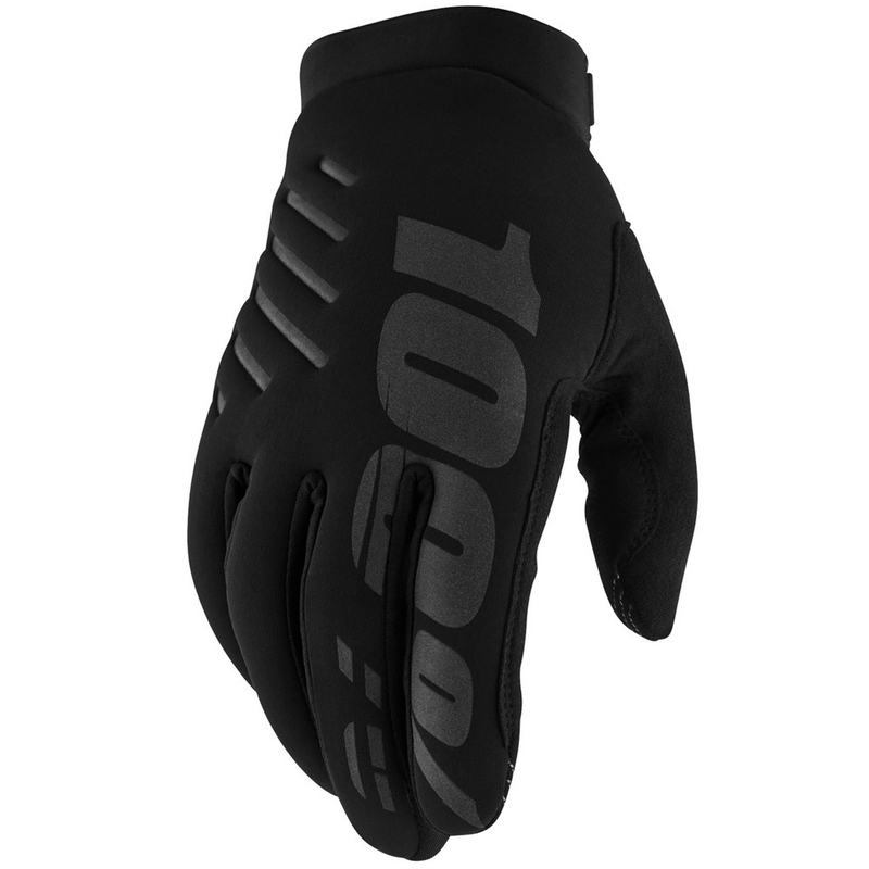 Motocross-Handschuhe 100% - USA BRISKER schwarz