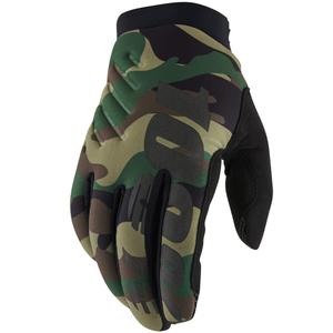 Motocross-Handschuhe 100% - USA BRISKER schwarz-camo